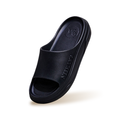 Cushers Slides For Women : Black
