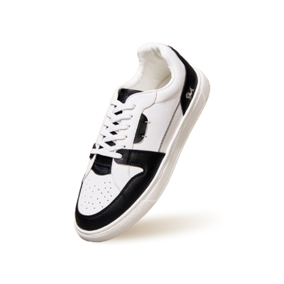 Retro Slick Sneakers : Black and White
