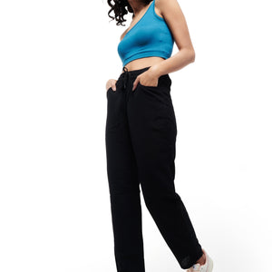 IZF Olive Linen Blend Women Pants