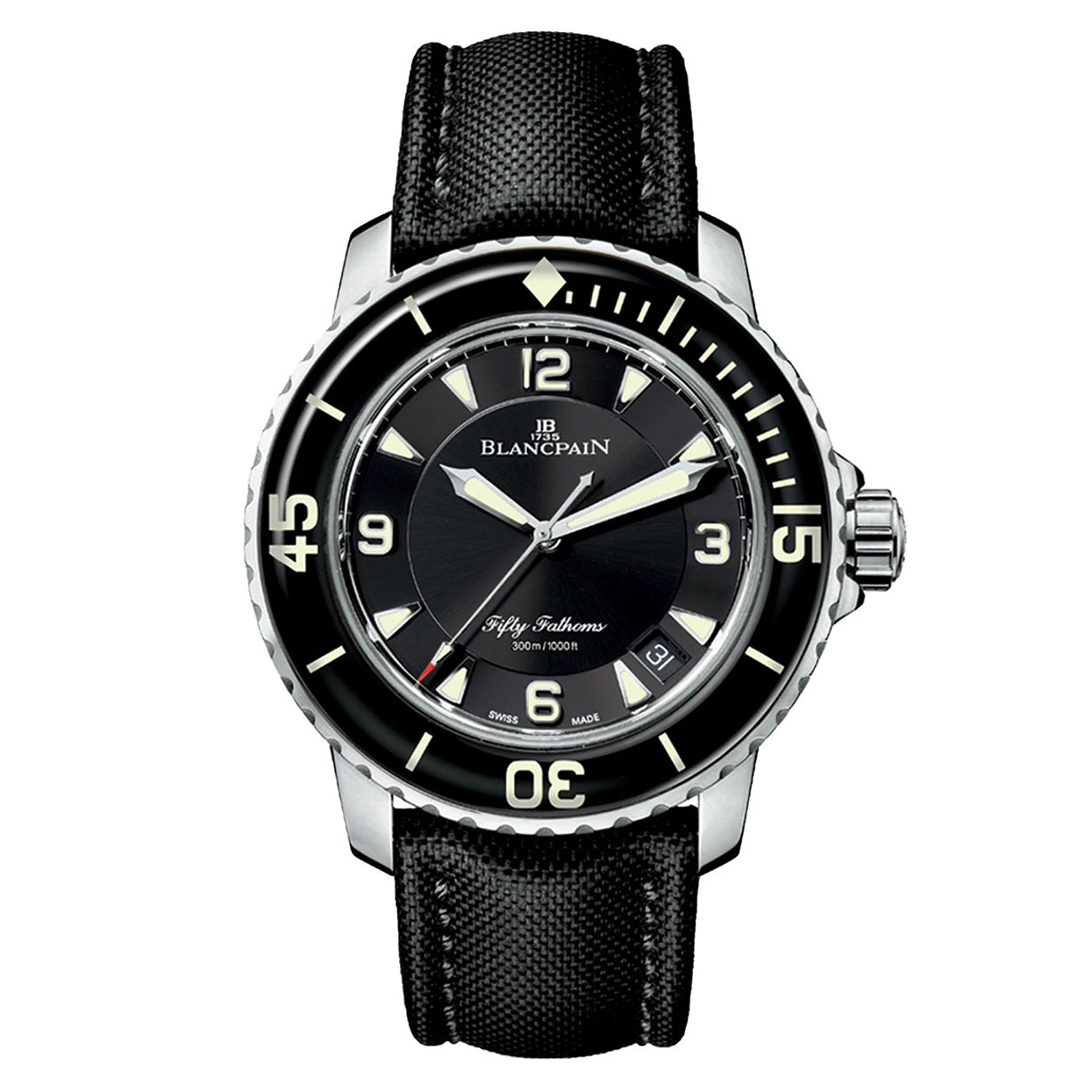 Blancpain Fifty Fathoms Black Dial Men 45mm