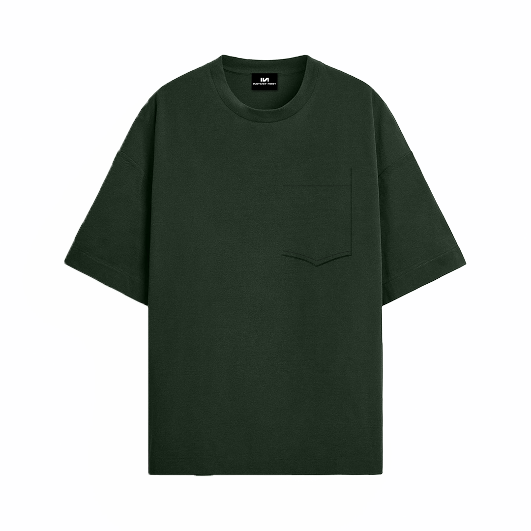 Oversized T-Shirt - Safari Kombu