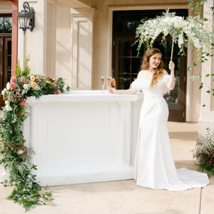 Dusty Orange and Green Oasis Styled Shoot