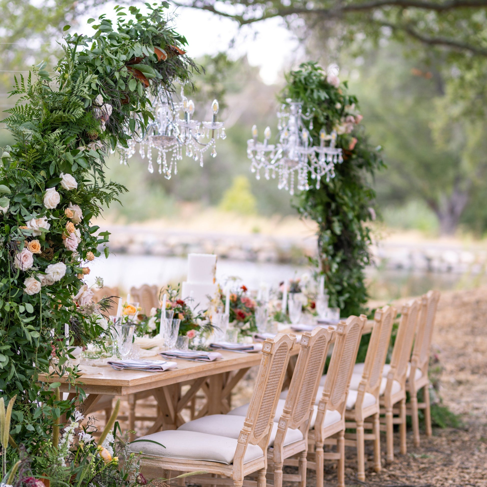 Dusty Orange and Green Oasis Styled Shoot