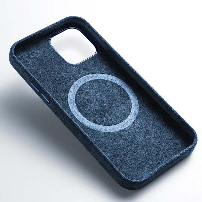 iPhone 12 & 12 Pro Alcantara Case - Royal Blue