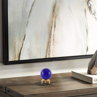 Blue Obsidian Sphere/Ball