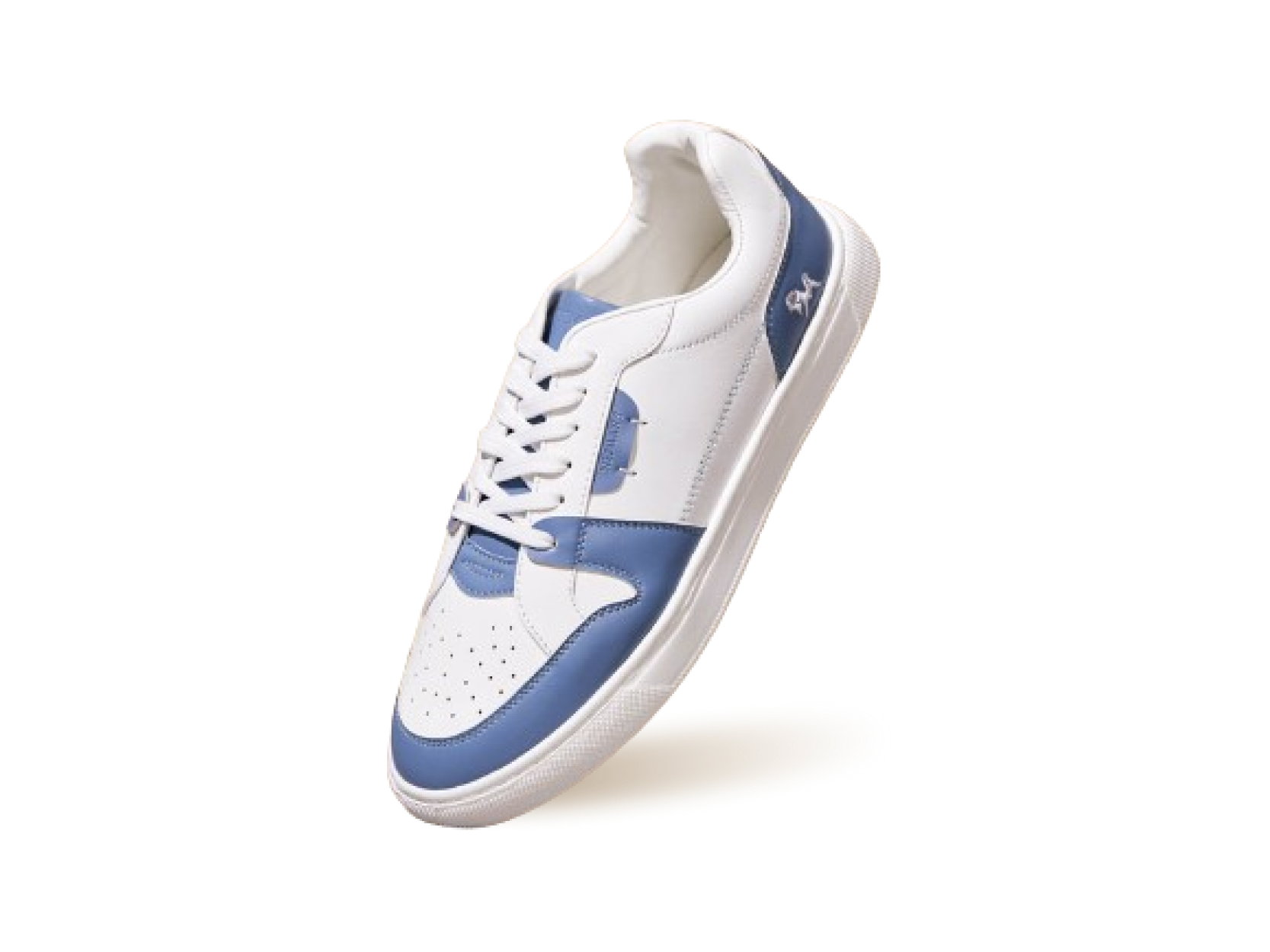 Retro Slick Sneakers : Blue and White