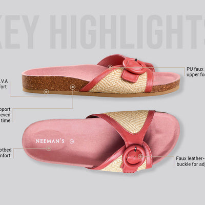 Boheme Chic Slides : Peach