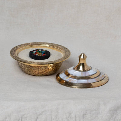 Brass Mother of Pearl Charcoal Burner Kit