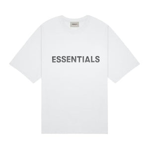 Fear of God Essentials Boxy T-Shirt Applique Logo White
