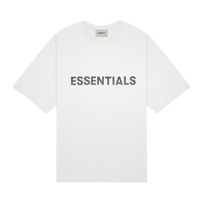 Fear of God Essentials Boxy T-Shirt Applique Logo White