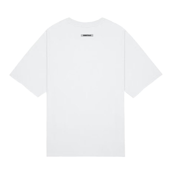 Fear of God Essentials Boxy T-Shirt Applique Logo White