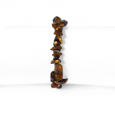 Tiger Eye Chips Crystals Bracelet For Men