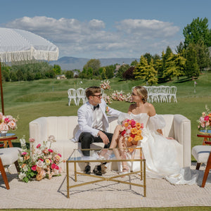 Trendy Pinks and Neutrals Country Club Styled Shoot