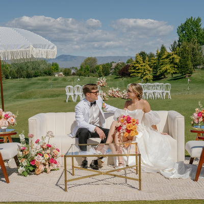 Trendy Pinks and Neutrals Country Club Styled Shoot