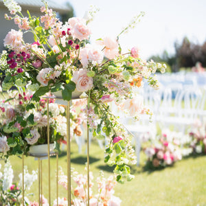 Trendy Pinks and Neutrals Country Club Styled Shoot