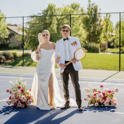 Trendy Pinks and Neutrals Country Club Styled Shoot