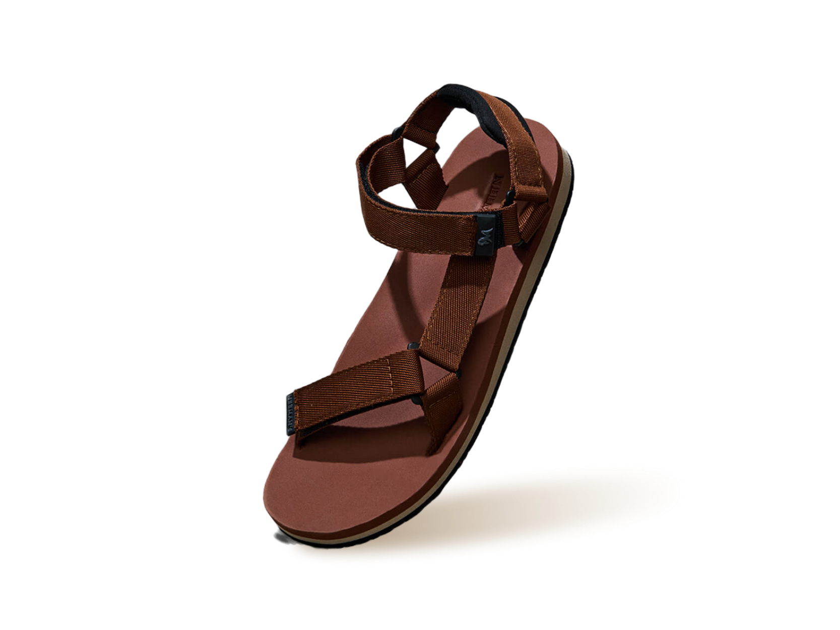 Airy Strap Sandals : Brown-Black