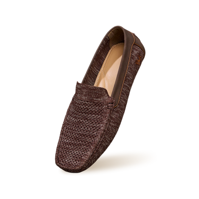 The Weave Loafers : Brown