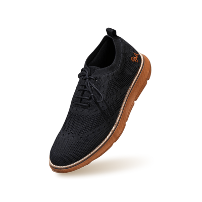 Dress Sneakers : Black Tan