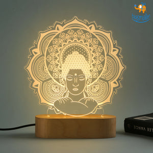 Buddha Hologram Lamp