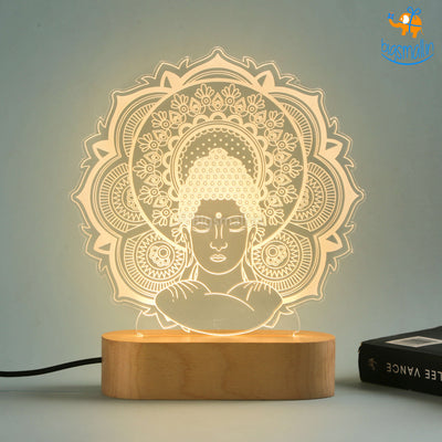 Buddha Hologram Lamp