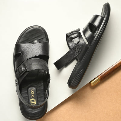 Egoss Leather Sandals For Men