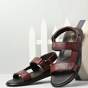 Egoss Leather Sandals For Men