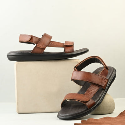 Egoss Leather Sandals For Men