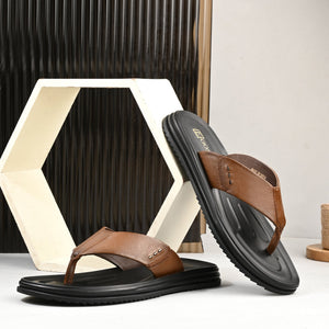Comet Leather Slippers by Aspeerio