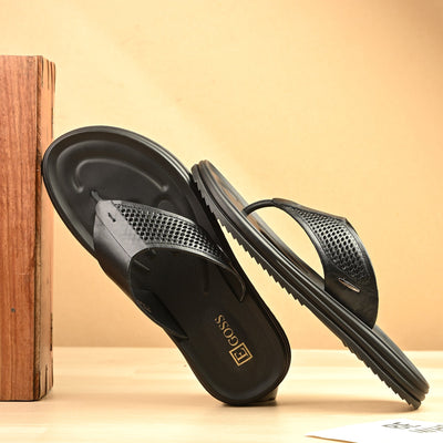 Comet Leather Slippers by Aspeerio