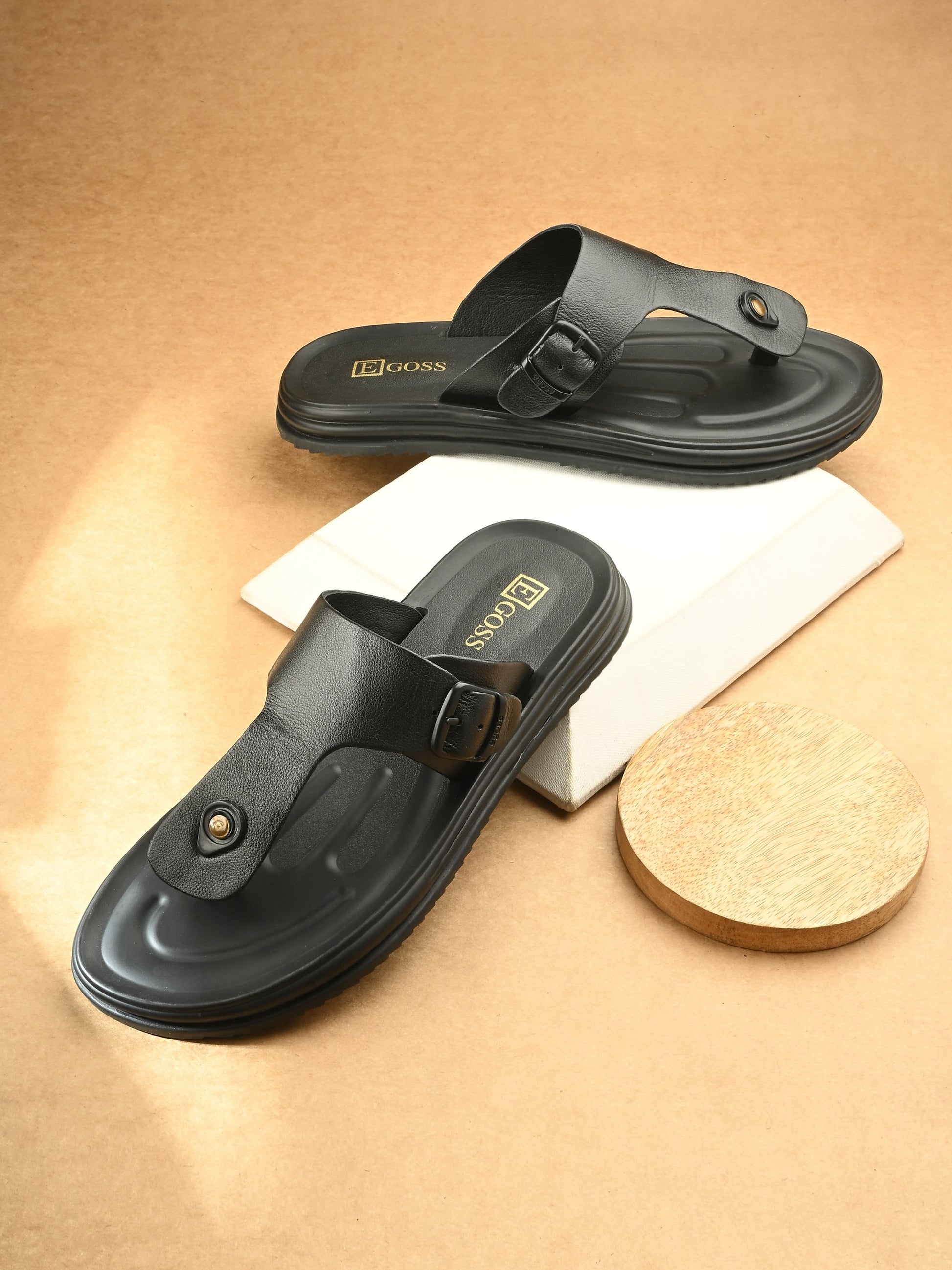 Comet Leather Slippers by Aspeerio