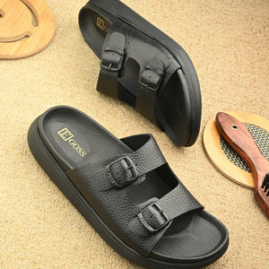 Comet Leather Slippers by Aspeerio