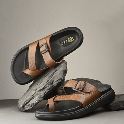 Comet Leather Slippers by Aspeerio