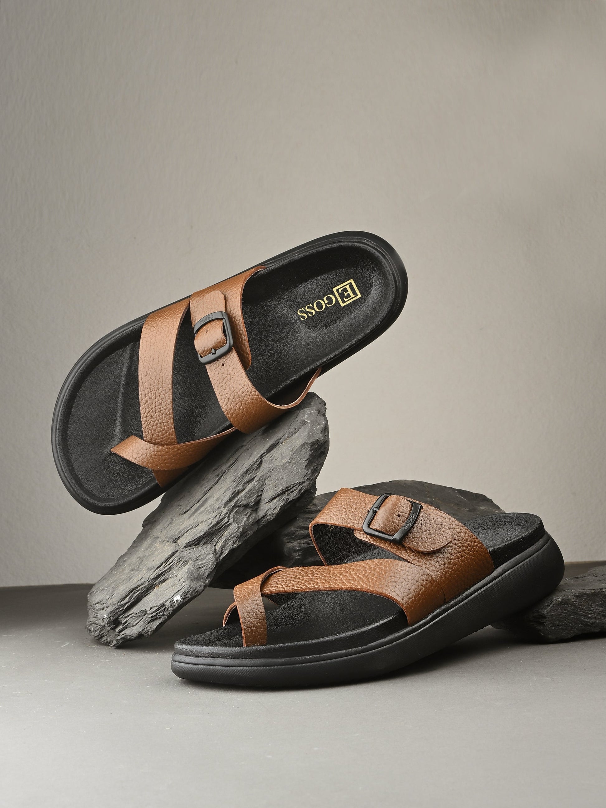 Comet Leather Slippers by Aspeerio
