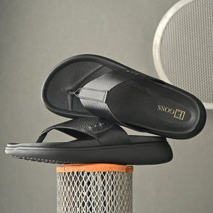 Comet Leather Slippers by Aspeerio