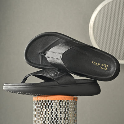 Comet Leather Slippers by Aspeerio