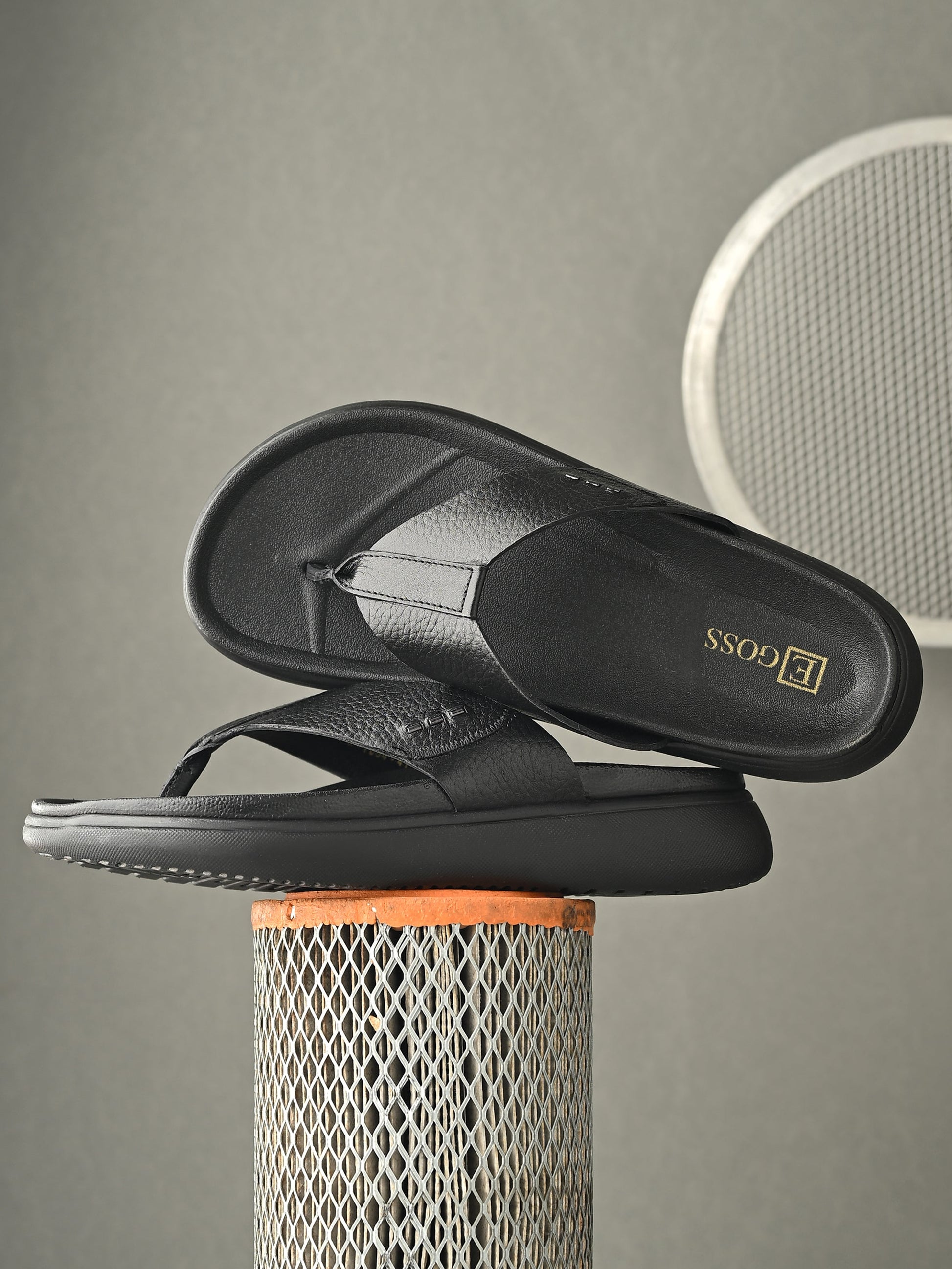 Comet Leather Slippers by Aspeerio