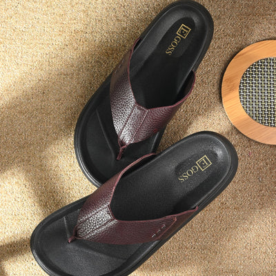 Comet Leather Slippers by Aspeerio