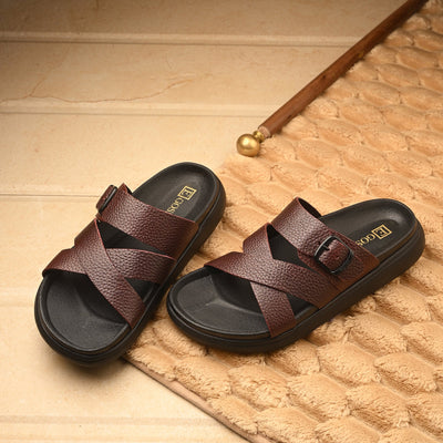 Comet Leather Slippers by Aspeerio