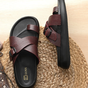 Comet Leather Slippers by Aspeerio