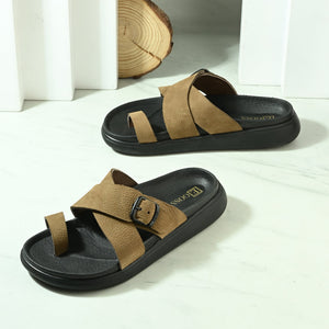 Comet Leather Slippers by Aspeerio