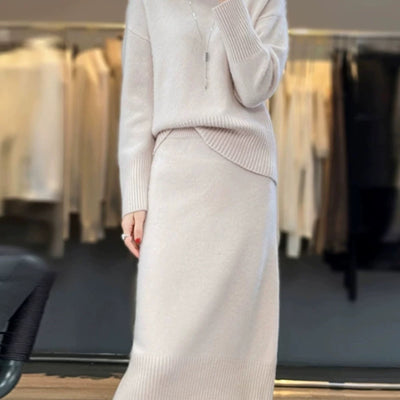 Kiley Winter Coord Set - Set of Sweater and Skirt