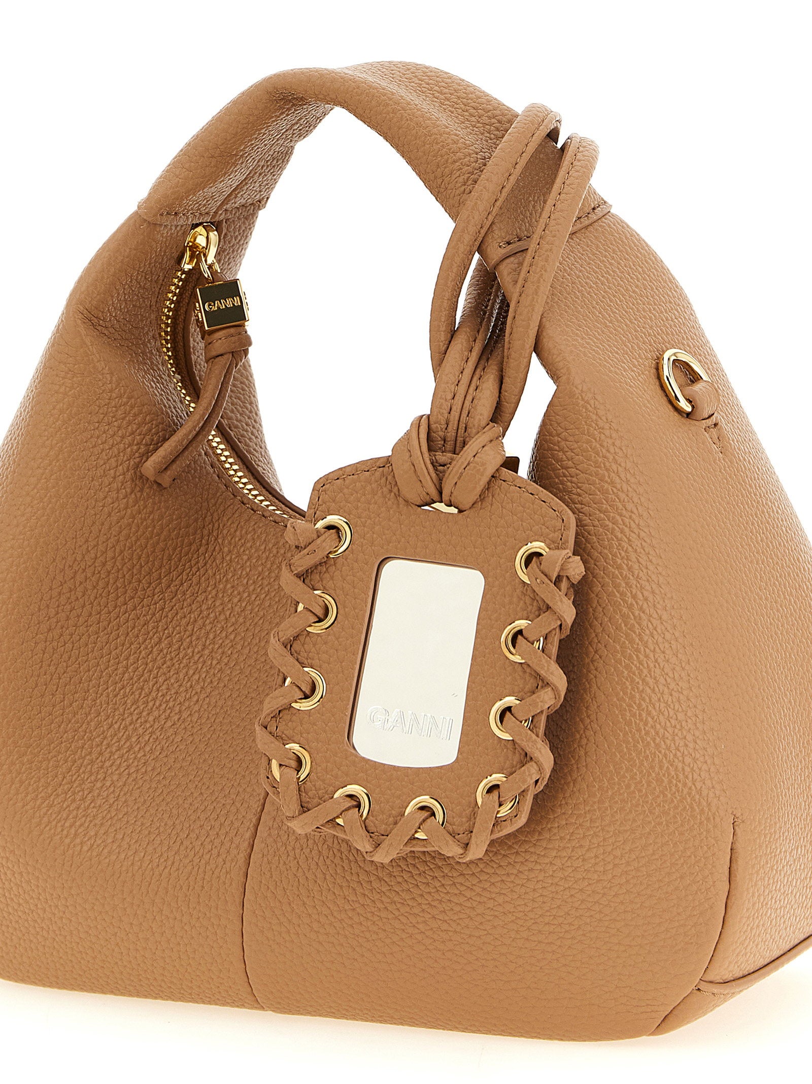 Ganni Mini Hobo Handbag