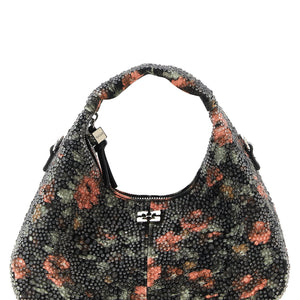 Ganni Mini Hobo Flowers Handbag