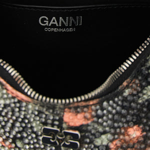 Ganni Mini Hobo Flowers Handbag