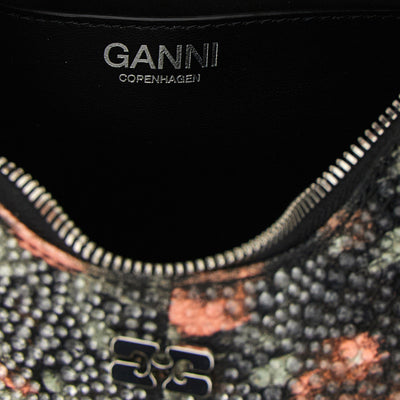 Ganni Mini Hobo Flowers Handbag