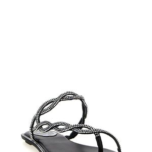 René Caovilla Braid Sandals