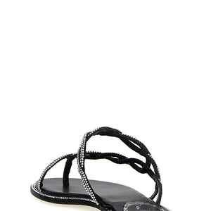René Caovilla Braid Sandals