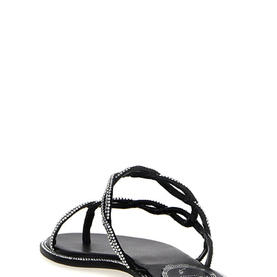 René Caovilla Braid Sandals