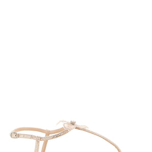 René Caovilla Peach Flower Sandals